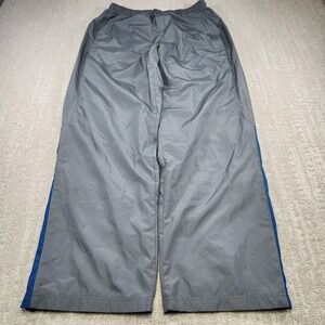 Vintage Reebok Track Pants Men Small Baggy Wide Leg Gray Mesh Lined Y2K